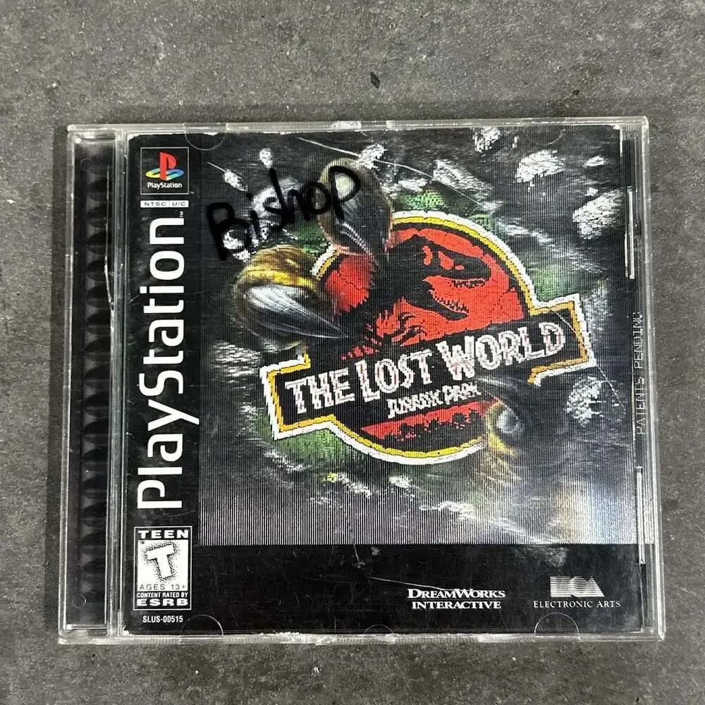 Vintage 1997 PlayStation PS1 The Lost World: Jurassic Park Original Black Label